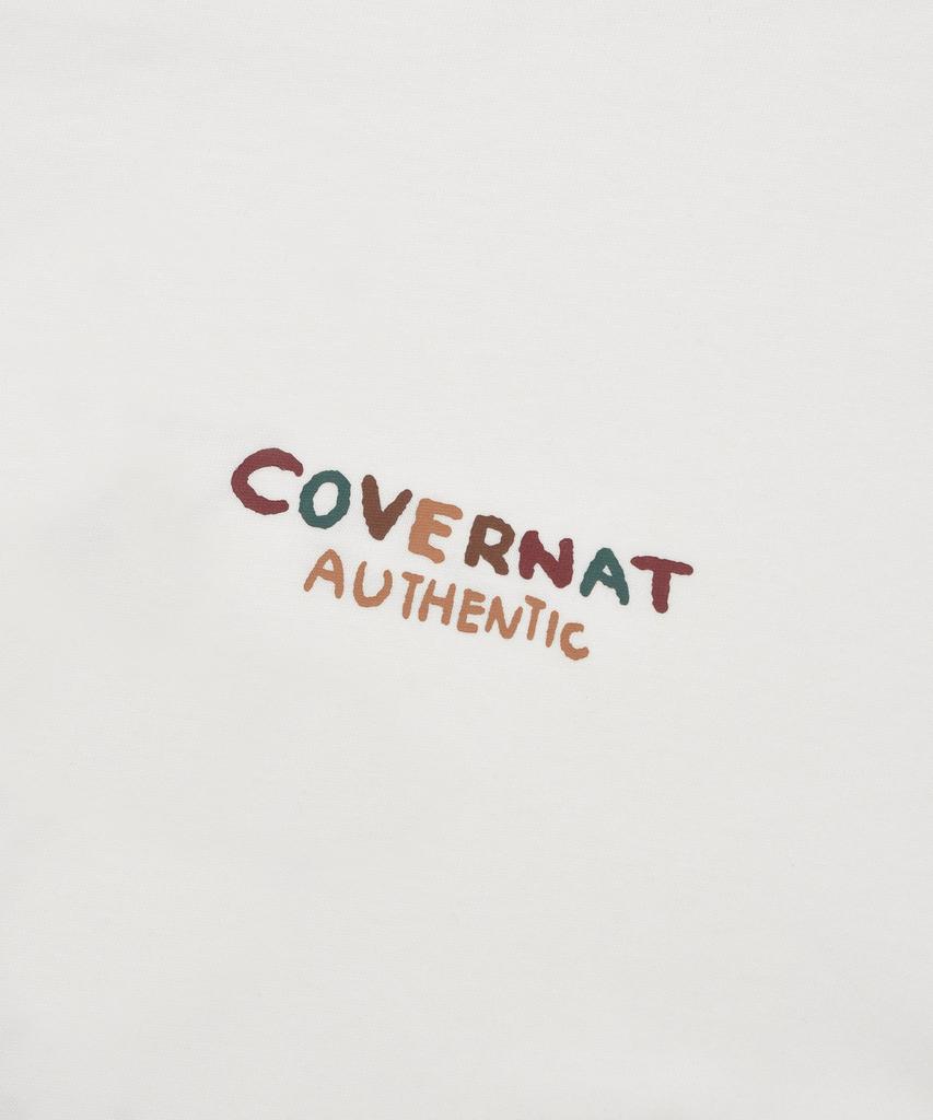 COVERNAT Iceland Line Graphic Long Sleeve White