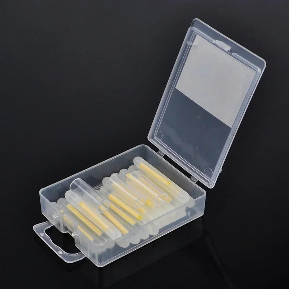 50/100pcs Night Fishing Glow Sticks Night Fishing Float Fluorescent 4.5*39mmPP Float Rod Lights Fireflies Lightstick Accessories