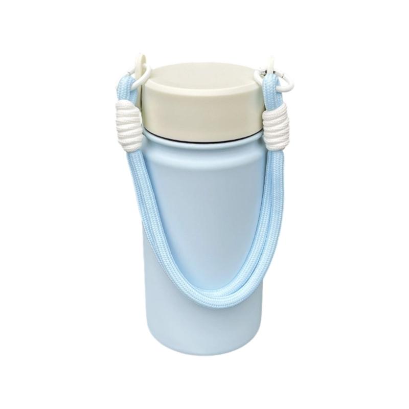Thermosbekers 350ml Draagbaar Ontwerp met Handvat Lekvrij Geïsoleerde Tumblers Voor Sportschool Kantoor Dagelijks Gebruik