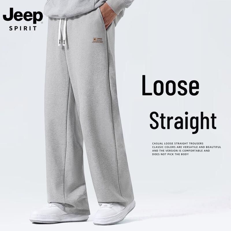 

JEEP SPIRIT Men s 2025 Spring/Autumn Casual Straight-Leg Pants 3XL