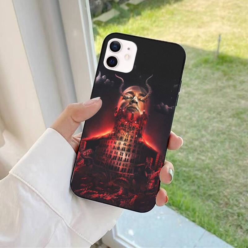 FHNBLJ Oxxxymiron Phone Case for iPhone 11 12 13 Mini Pro Max 8 7 6 6S Plus X 5 SE 2020 XR XS Funda Case