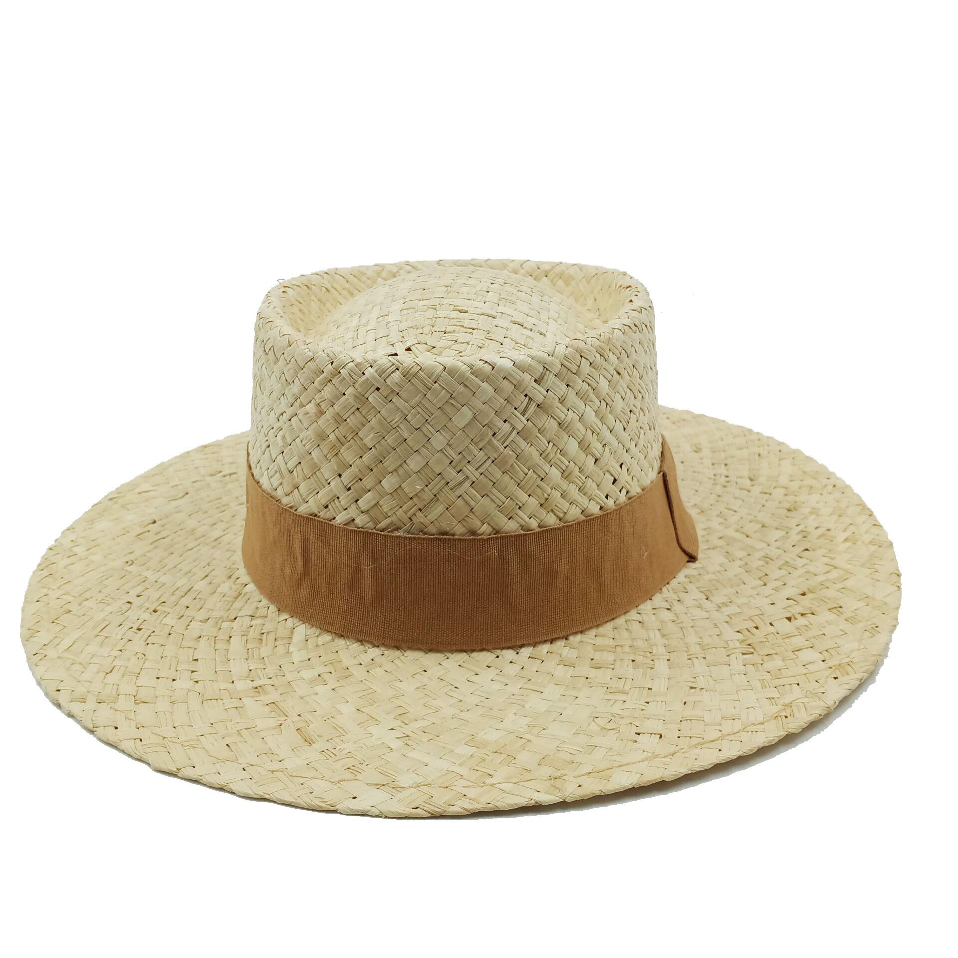 

Summer Women s Straw Hat Ladies Luxury Sun Hat Fashion Sun Protection Beach Hat French Panama Hat Bump Top Wide Brim Raff Cap 55-58CM