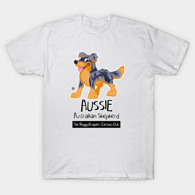 T Shirt Women Aussie Cartoonclub Merle And Tan Harajuku Print Kawaii Tshirt Summer Short Sleeve Female T-Shirt Top Tee
