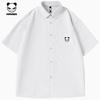 HIPANDA Anti-wrinkle Cool Feeling Collared Short-Sleeved Shirt