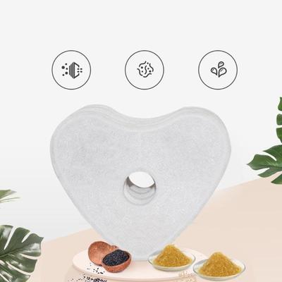4 Pcs Pet Water Fountain Replacement Filter Heart Automatic for Cat Founta