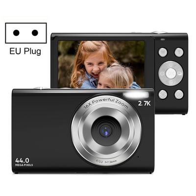 DC402 2.4 Inch 44MP 16X Zoom 1080P Full HD Digital Camera Children Card Camera, EU Plug