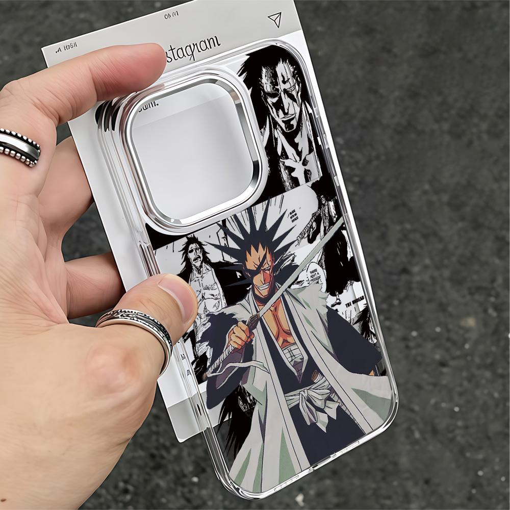 Phone Case Anime B-BLEACHS For iPhone 17 16e 16 15 14 13 12 11 mini Pro Max X XR XSMAX 8 7 Air Plus Transparent Soft Cover