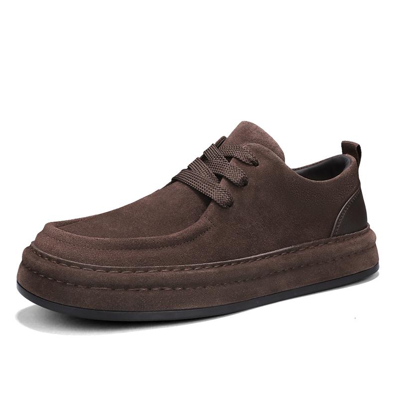 Leather Men Casual Shoes Breathable Soft