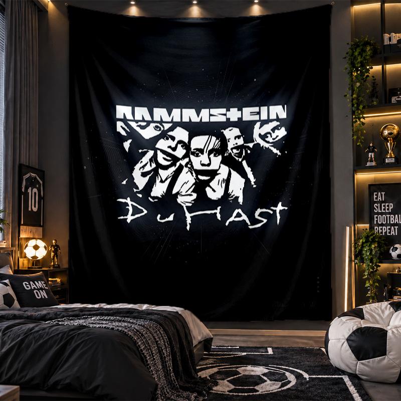 Wandbehang Rammstein Drucktuch für Wohnzimmer Schlafzimmer Heimdekoration