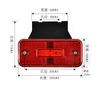 4Pcs Truck Sidelight 24V Parking Lights Trailer Side Marker Cargo Car Position Light Accessories Parts