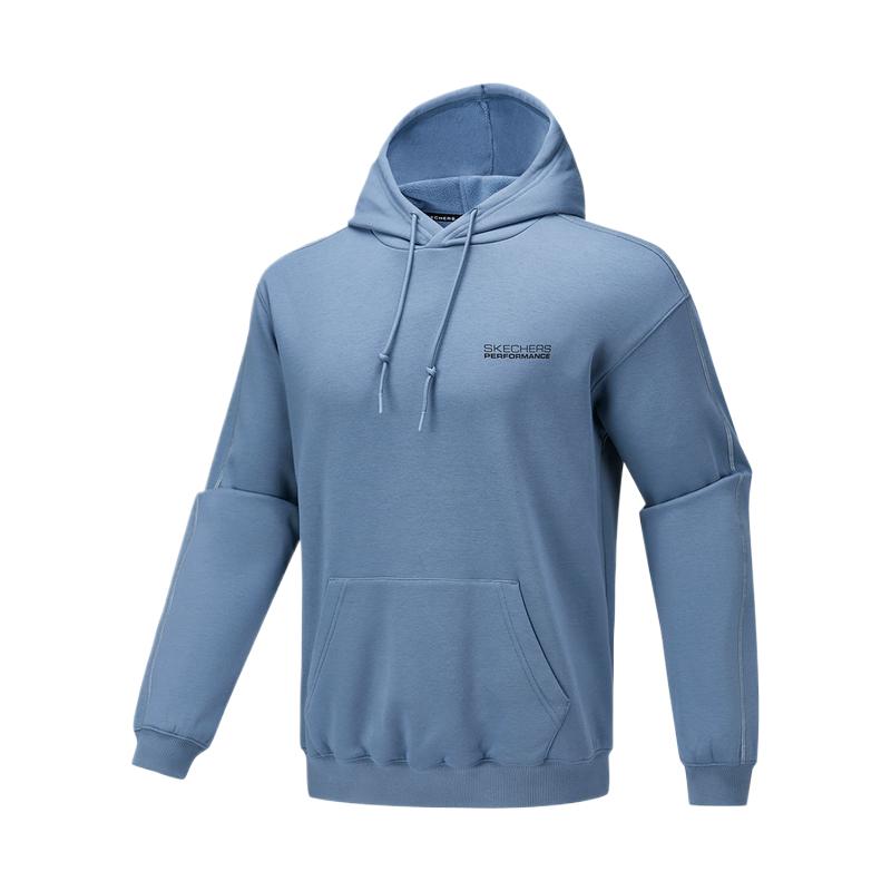 Skechers Basic Sports Series Hooded Knit Soft Pullover Sweatshirt Unisex sweatshirt P425U016-027C M
