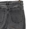 Zara Cut-off Processing Boot Cut Denim Pants 40 Charcoal Jeans Women Used