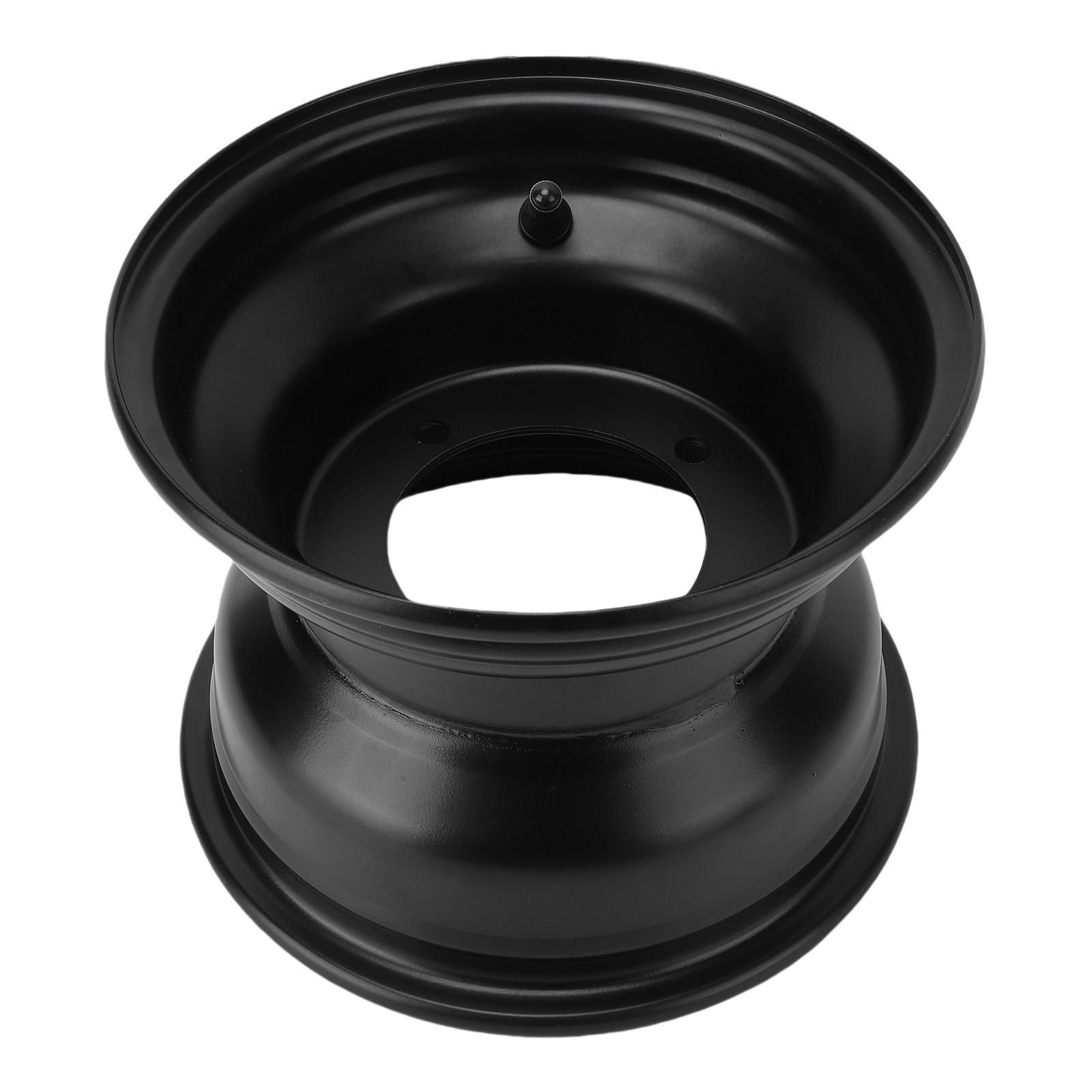 8 Дюймов 18X9.50 8 Колесный Диск Ступица Металл Высокой Прочности Колесный Диск для Гольф-Карт Черный Black 4-hole