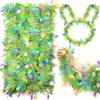 Hanging Vine Berry Decoration Thanksgiving Corner Wreath Ribbon Streamers
