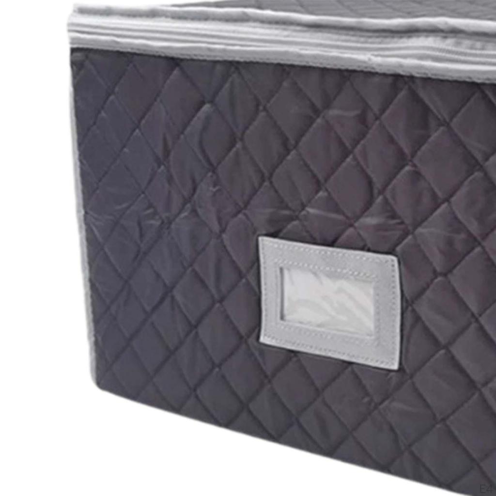 China Storage Case Hard Shell Case, for Seasonal Storage, Cup Plate Bowl Bag, Dish Organizer