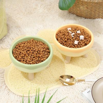 Katzennapf, Donut-Futternapf, Katze mit breitem Maul, Hochbeiniger Napf, Trinknapf für Katzen, Niedliches Katzenbecken, Hundenapf, Haustierbedarf