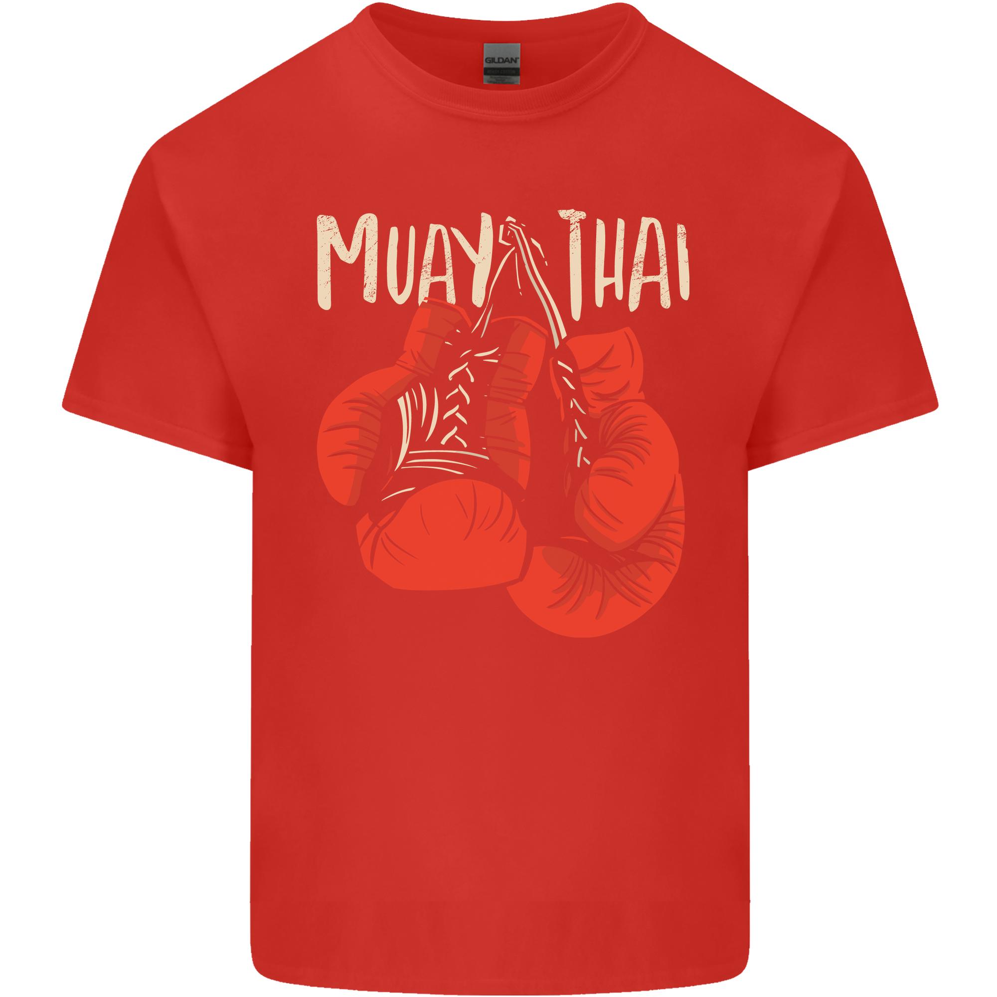 Muay Thai Boxing Gloves MMA Unisexs Light Cotton TShirt S