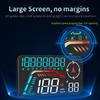 G12 Digital Car HUD GPS Speedometer Head Up Display Compass Overspeed Alarm Big Font MPH KMH Plug and Play for All Cars