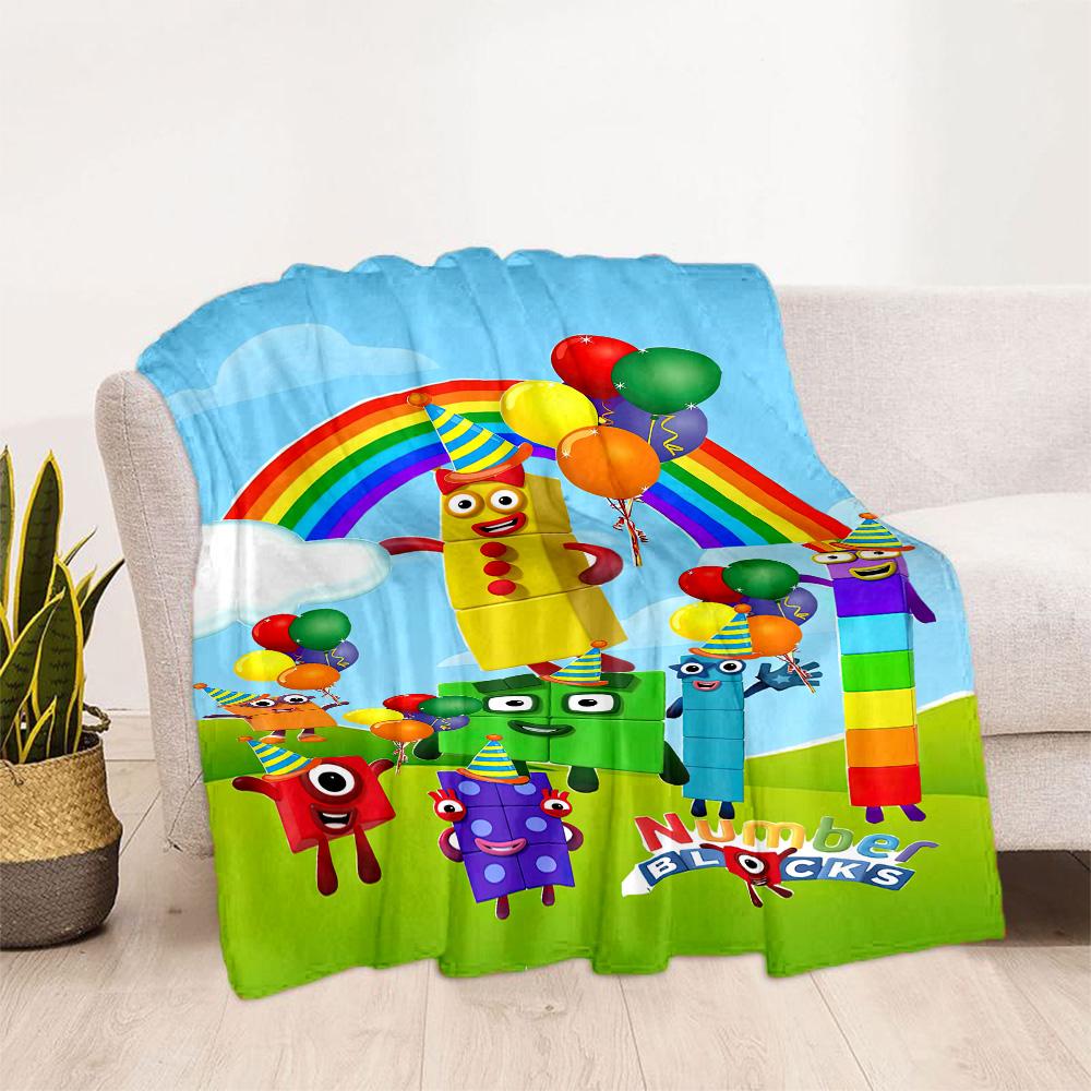Numberblocks Blanket Soft & Cozy Perfect for Bed Office Chair Office for All Occasions Warmthful Decor Suitable for Gifting Relatives and Friends