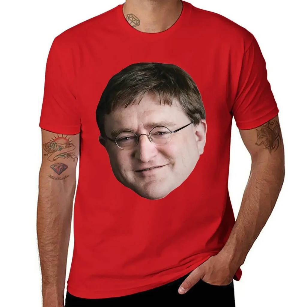 Gaben Gabe Newell Meme Tshirt Customs Design Your Own Korean Fashion Sublime Unisex T Shirt