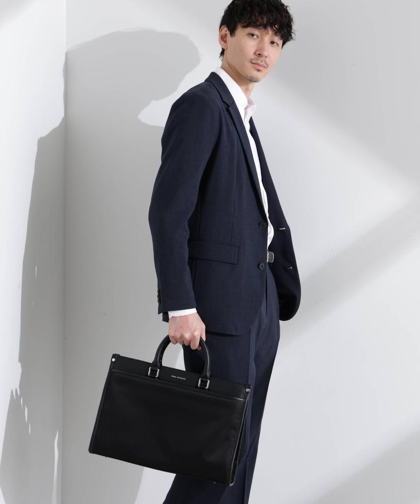 Multi Mobile Briefcase F 010 Black Business Commuting Water Repellent High Functionality [Nano Universe] Men's 672-5132203
