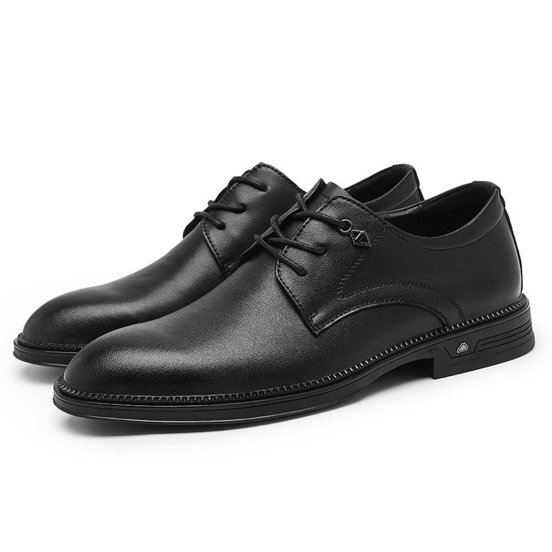 

Fashion Classic black pointed men s leather shoes High quality luxury men s Wedding Party Outdoor Leisure Business Men s Shoes 44 чёрный