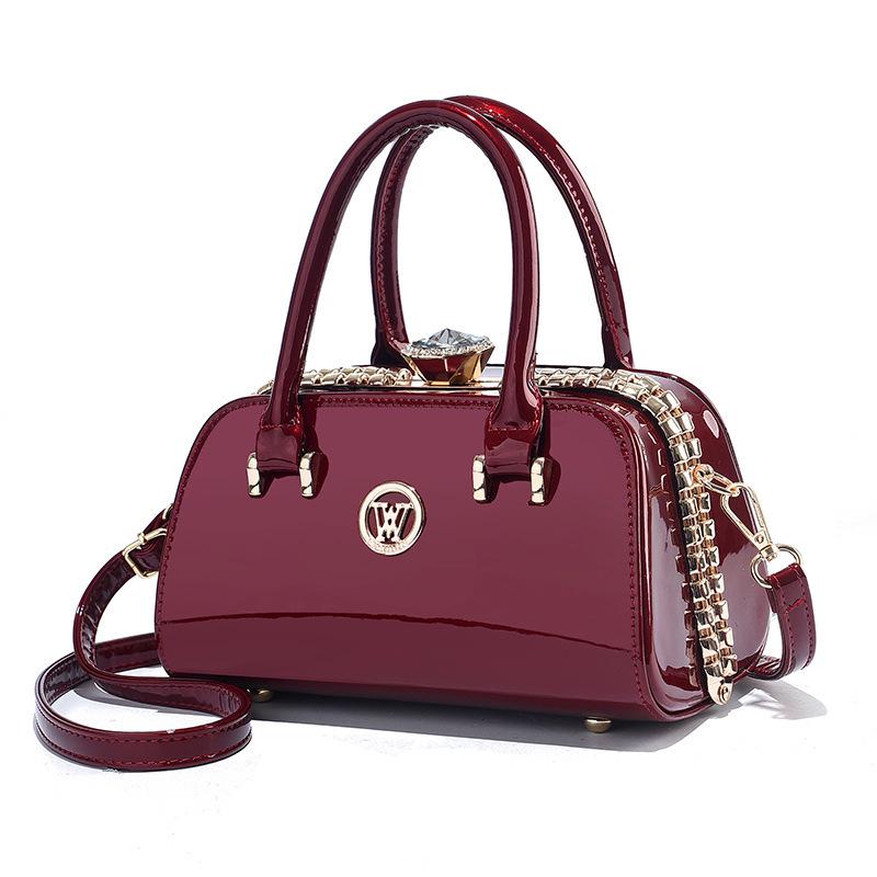 2026 Trendy Pink Mini Women s Square Handheld Crossbody Bag бордовый