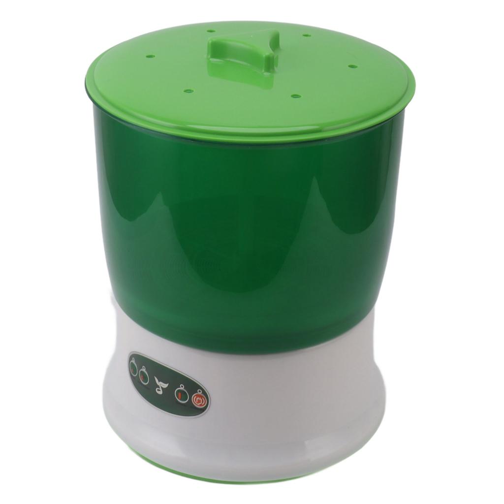 Bean Sprout Maker Intelligent Full Automatic 2 Layer Seed Sprouter Germination Machine for Home US