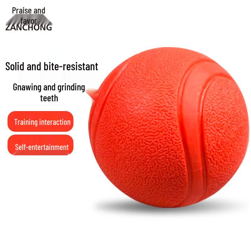 ZancPet Solid Rubber Dog Training Ball
