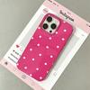 Aesthetics Polka Dot Phone Case For iPhone 17 AIR 16 15 14 13 12 11 Pro MAX Plus Y2K Jelly Shockproof Bumper Cover