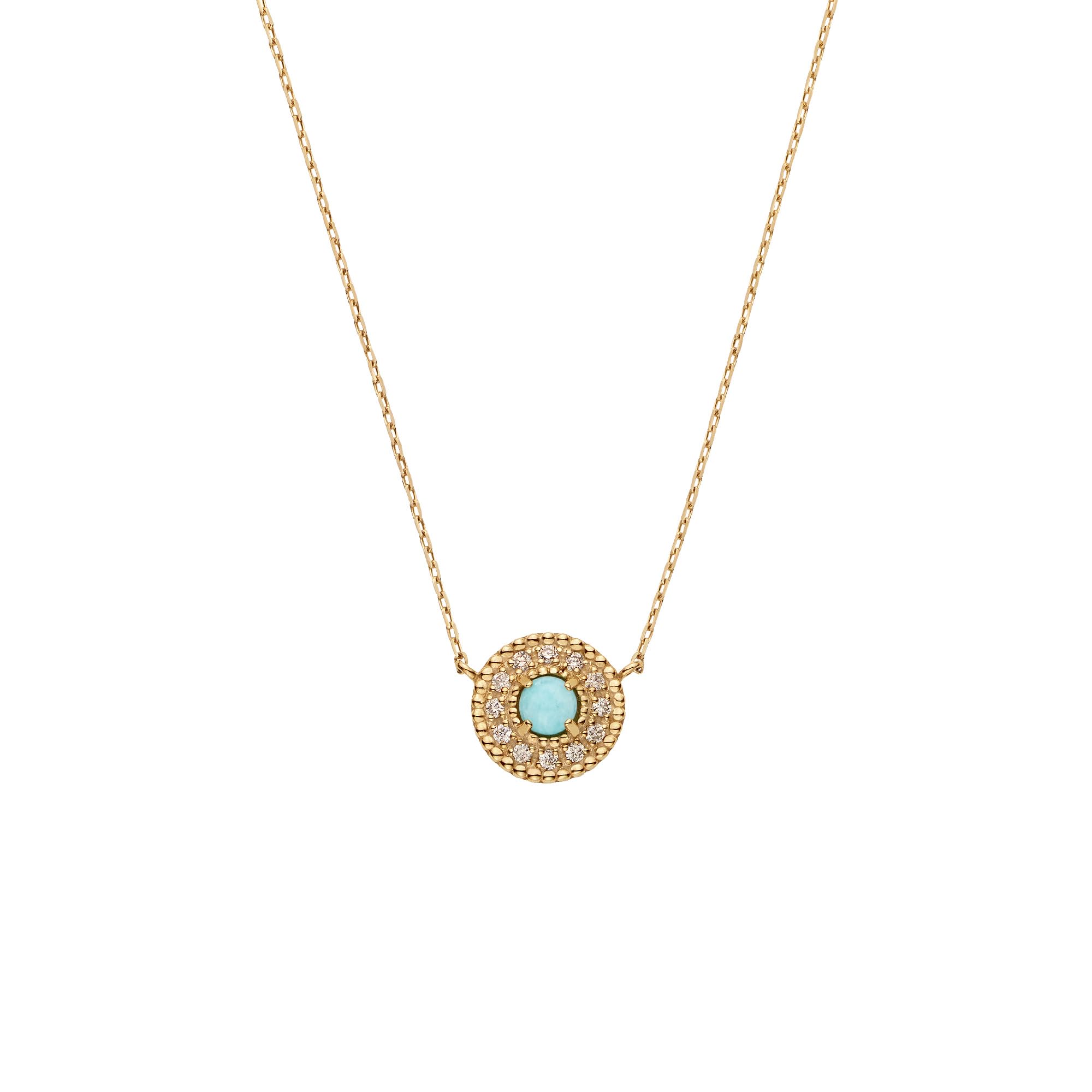 

Necklace K10 Yellow Gold Amazonite AJVN162645AZ [Official] [Vendome Aoyama]