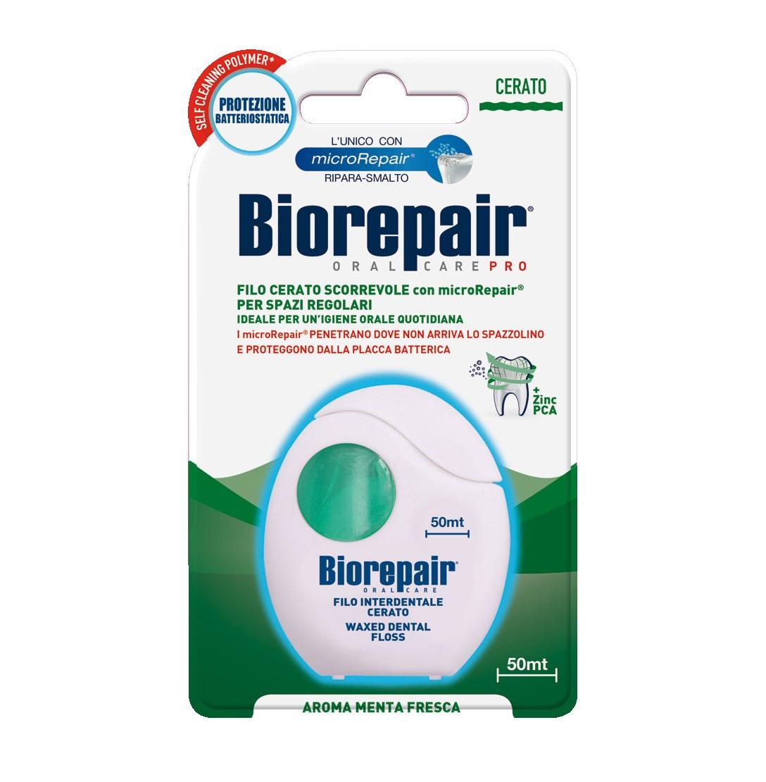 

Зубна нитка-флос Щоденний захист з гідроксіапатитом BioRepair 50 м