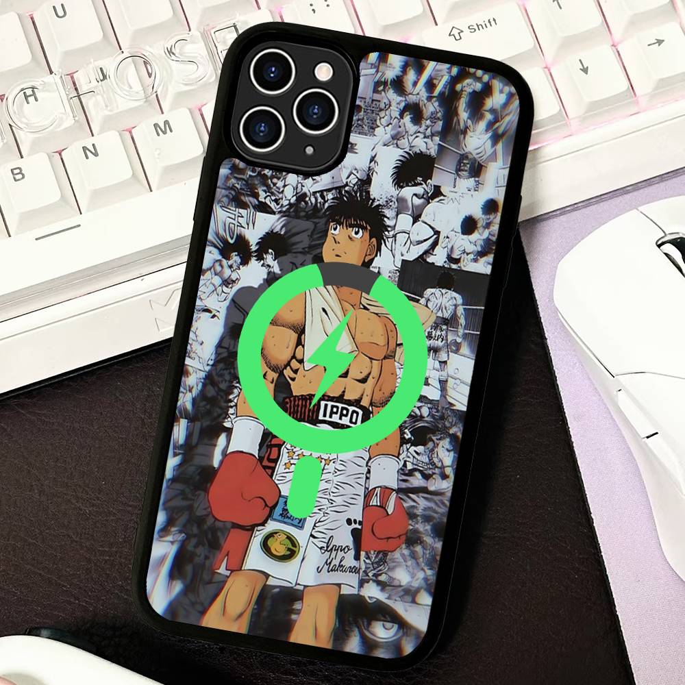 Anime H-Hajime N-No I-Ippo For Magsafe Magnetic Phone Case For IPhone 17 16 15 14 13 12 11 Plus Pro Max PC+TPU Cover