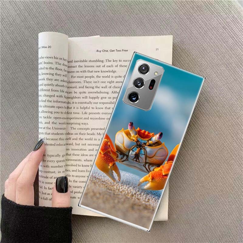

Unique Animal Crab Phone Case for Samsung A17 A37 A57 A07 A16 A26 A36 A56 A05S A15 A25 A35 A55 Galaxy A03 A13 A23 A33 A53 A50S A Samsung A35