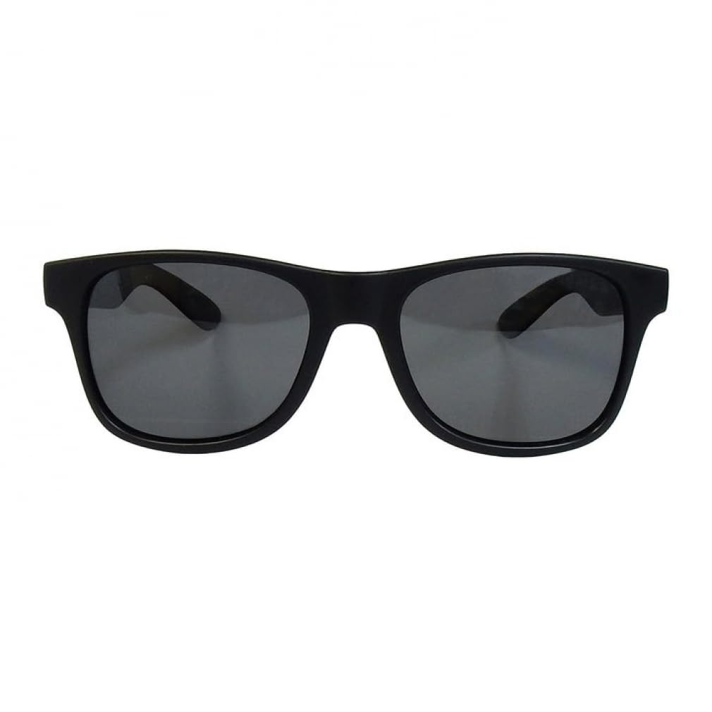 DANG LOCO Sunglasses, Black Matte with Beer x Black Smoke Polarized, 2024 Model (vidg00475)