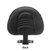 Motorrad Schwarz Verstellbar Hinten Fahrer Beifahrer Rückenlehne Einsteck Sissy Bar Sitz Für Harley Heritage Softail Classic FLSTC 2007-17