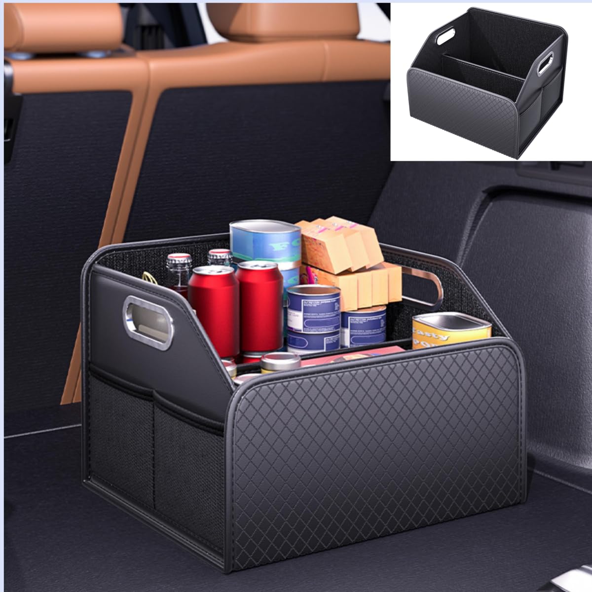 

JEYODA Car Storage Trunk Car Storage Car Trunk Storage Car Trunk Large Easy Back Passenger Car Storage Car Convenient Luggage Car Trunk Luggage Room