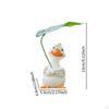 Duck Figurine for Garden Decor, Resin Animal Statue Outdoor