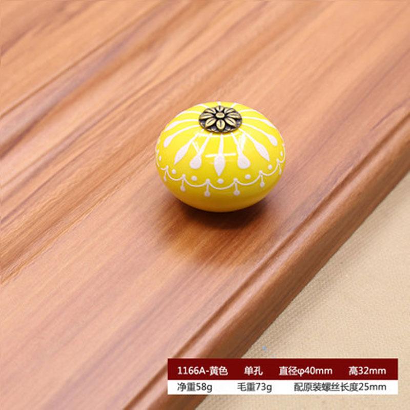 Buton din ceramică / Butoane pentru comodă, alb, albastru, mânere de dulap, unice, pentru mânerul ușii de bucătărie, accesorii pentru mobilier