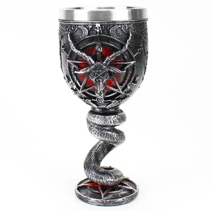 

Нержавеющая сталь Игра прав скульптура винный кубок креативный винный и красный винный кубок виски лед и пламень песня кубок игрушки подарки 600 мл 501-600ml