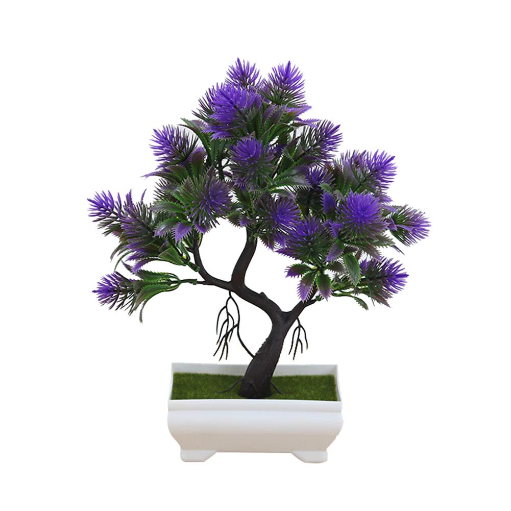 Blooming Bouquet Artificial Flower Pine Tree Bonsai Stage Garden Wedding Party Decor