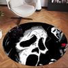 Ghostface (14) Round Office Rug Decorative Floor Rug for Office Bedroom Living Room and Home Space