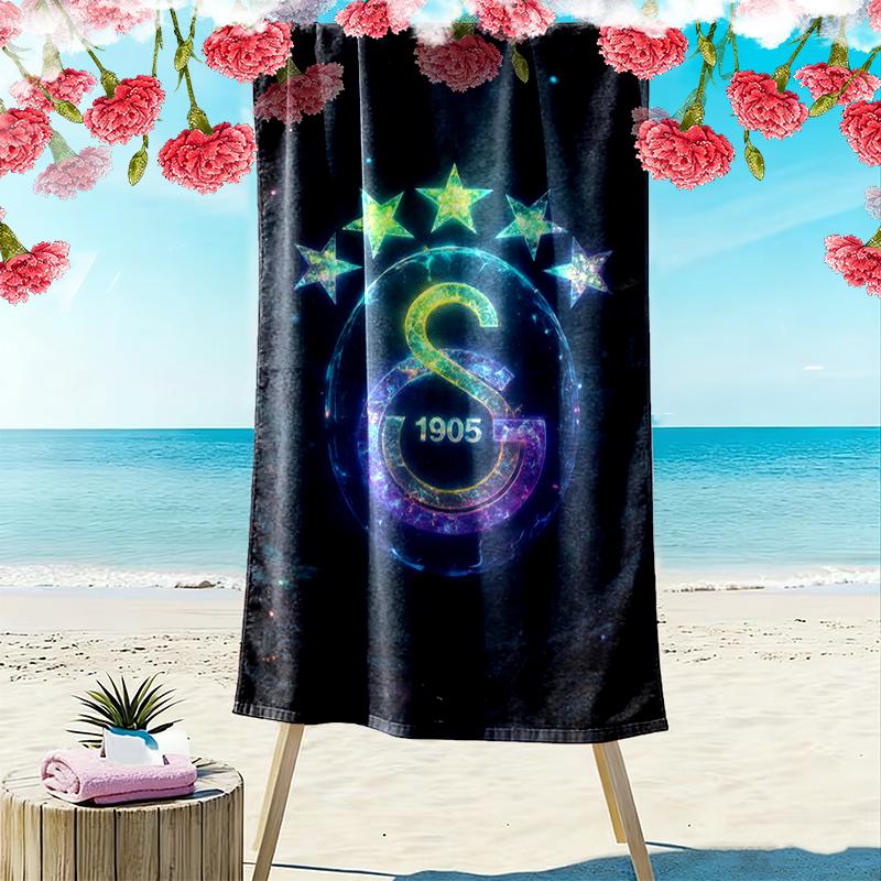Asciugamano da Spiaggia Galatasaray SK, Un Must-have per Ogni Viaggio Perfetto, Regalo Perfetto per Compleanno, Vacanze per Famiglia e Amici