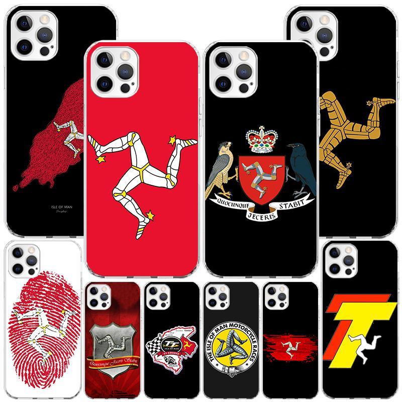 Isle of Man Coat of Arms Phnoe Case for Iphone 17 Air 16 16E 11 12 13 Mini 14 Plus 15 Pro Max 7 8 + SE 2020 Phone Cover Coque