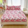 Flower Printed Fitted Bed Sheets Reactive Printed Sabanas Cama Matrimonial Single/Queen/King Mattress Cover Double Bedsheets