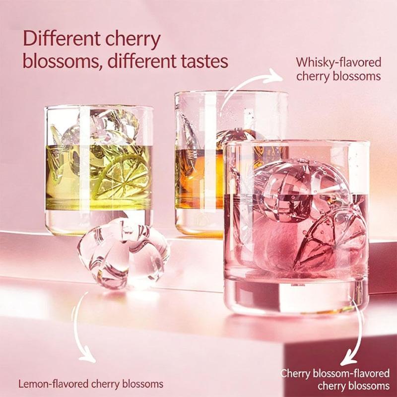 Ice Maker Flower Ice Mold Food Grade Material 3D Appearance Pp Mold Easy Demolding Cherry Blossom Creative Household Ice Mold