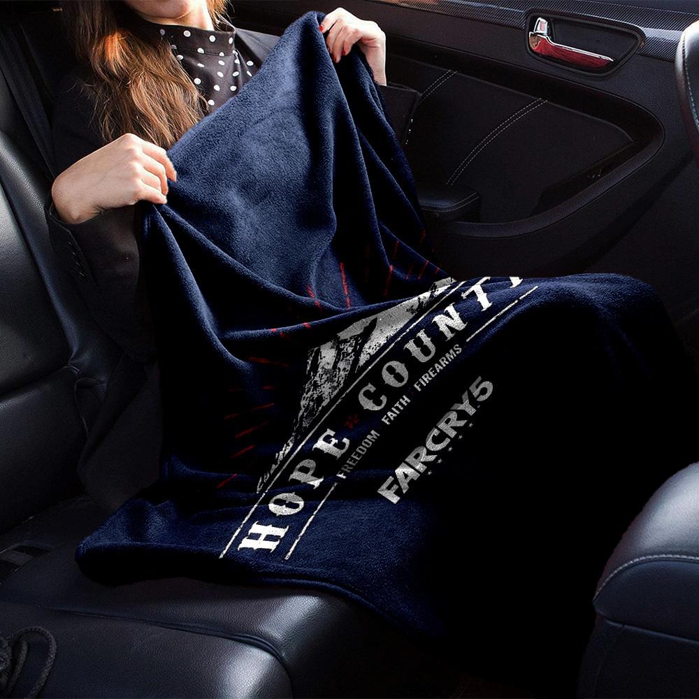 1pc Hope County Soft Flannel All Season Throw for Home, Office, Outdoor UseDurable Comfort Soft Warm Throw for Home