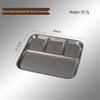 Retro Stainless Steel Compartmented Sauce and Seasoning Dish