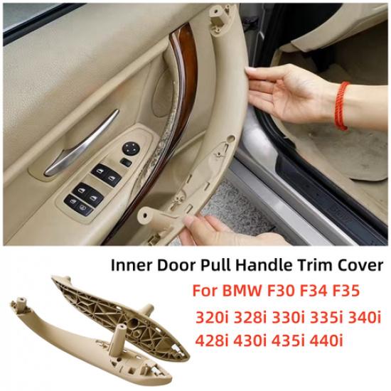 LH & RH Interior Door Pull Handle Trim Cover For BMW F30/F31/F34/F80 F32/F33/F36