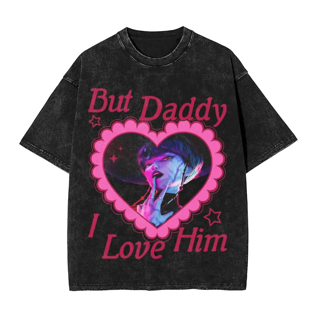 Huntrix Kpop Demon Hunters Mira Rumi  Zoey T Shirt Summer Washed T-Shirts Casual Hippie Tee Shirt for Men Print Top Tees 2025